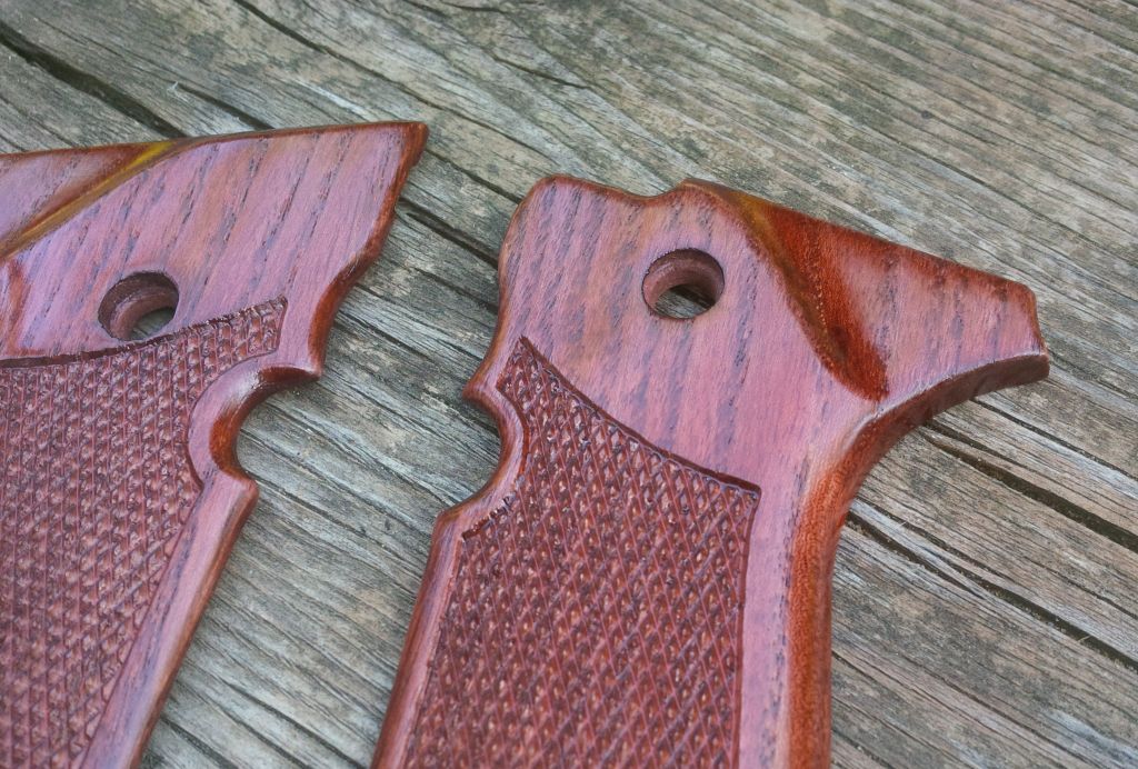 Beretta 92FS wood grips. 